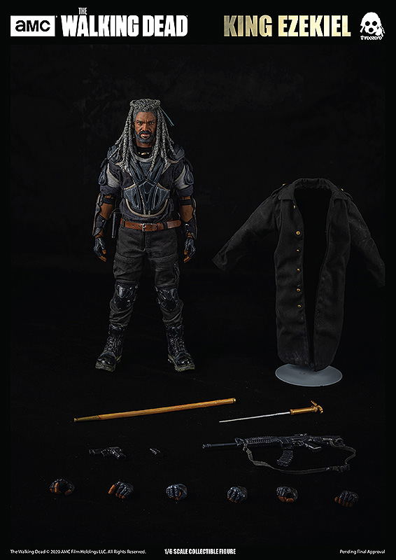 The Walking Dead 1/6 Scale Pre-Painted Action Figure: King Ezekiel image 16