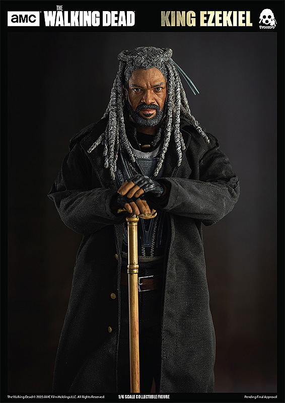 The Walking Dead 1/6 Scale Pre-Painted Action Figure: King Ezekiel image 3