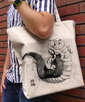 Dropkick On My Devil! - Jashin-chan Ultimate Large Tote Bag Natural thumbnail 2