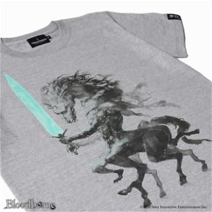 Bloodborne Torch Torch T-shirt Collection: Ludwig, The Holy Blade Heather Gray (M Size)
