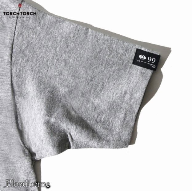 Bloodborne Torch Torch T-shirt Collection: Ludwig, The Holy Blade Heather Gray (M Size) image 3