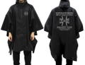 Girls Und Panzer Das Finale - Kuromorimine Girls High School Rain Coat Black thumbnail 1