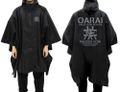 Girls Und Panzer Das Finale - Oarai Girls High School Rain Coat Black thumbnail 1