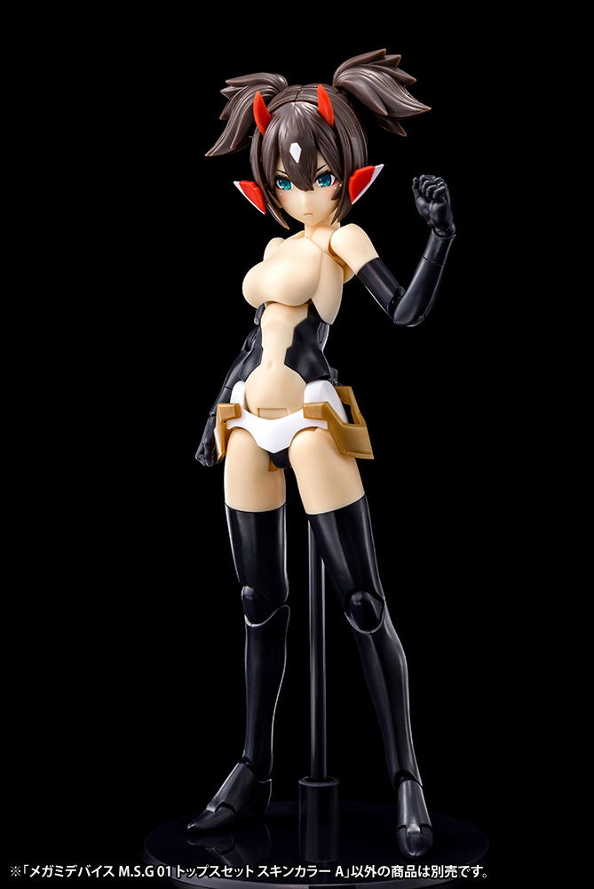 Megami Device 1/1 Scale Model Kit: M.S.G 01 Tops Set Skin Color A image 2