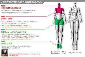 Megami Device 1/1 Scale Model Kit: M.S.G 01 Tops Set Skin Color B