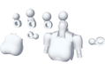 Megami Device 1/1 Scale Model Kit: M.S.G 01 Tops Set White thumbnail 1