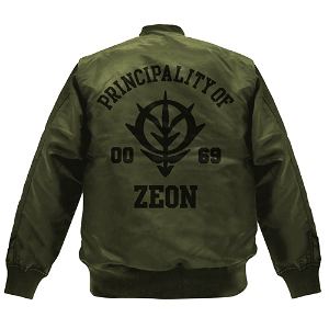 Mobile Suit Gundam - Zeon Army MA-1 Jacket Moss (S Size)