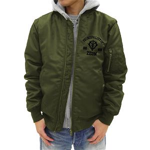 Mobile Suit Gundam - Zeon Army MA-1 Jacket Moss (S Size)