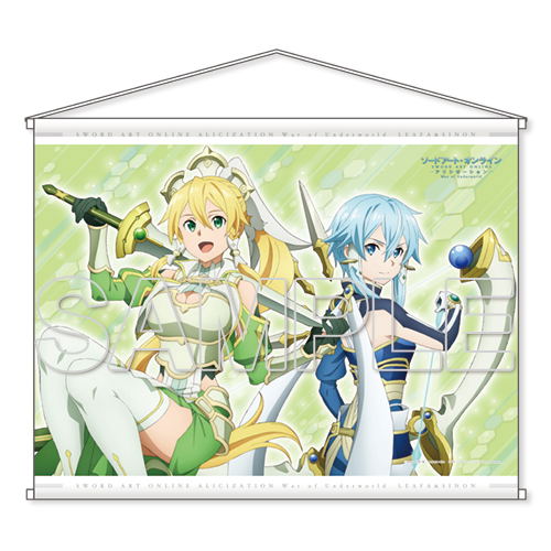 Sword Art Online Alicization War of Underworld B2 Wall Scroll: Leafa & Sinon image 1