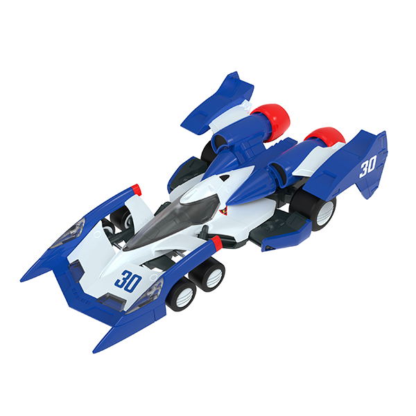 Variable Action Kit Future GPX Cyber Formula 1/43 Scale Model Kit: Super Asurada 01 (Aero Mode) image 2