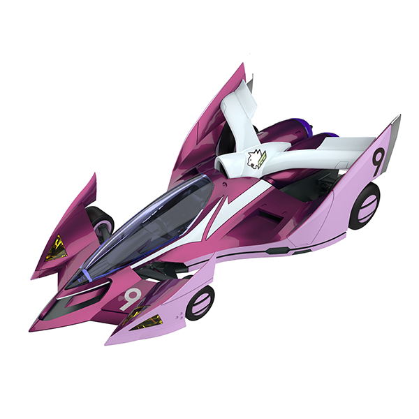 Variable Action Kit Future GPX Cyber Formula 1/43 Scale Model Kit: Aoi Stealth Jaguar Z7 image 3