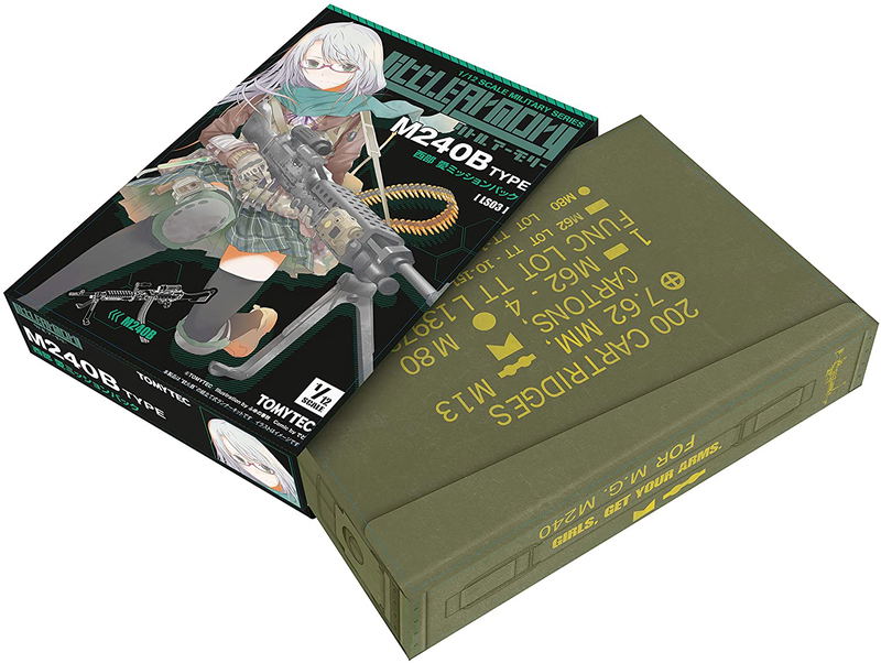 Little Armory LS03 1/12 Scale Model Kit: M240 Nishibe Ai Mission Pack image 1