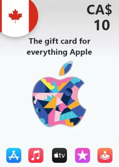 Apple Gift Card 10 CAD | Canada Account <span class="ext ext_digital">digital</span> image 1