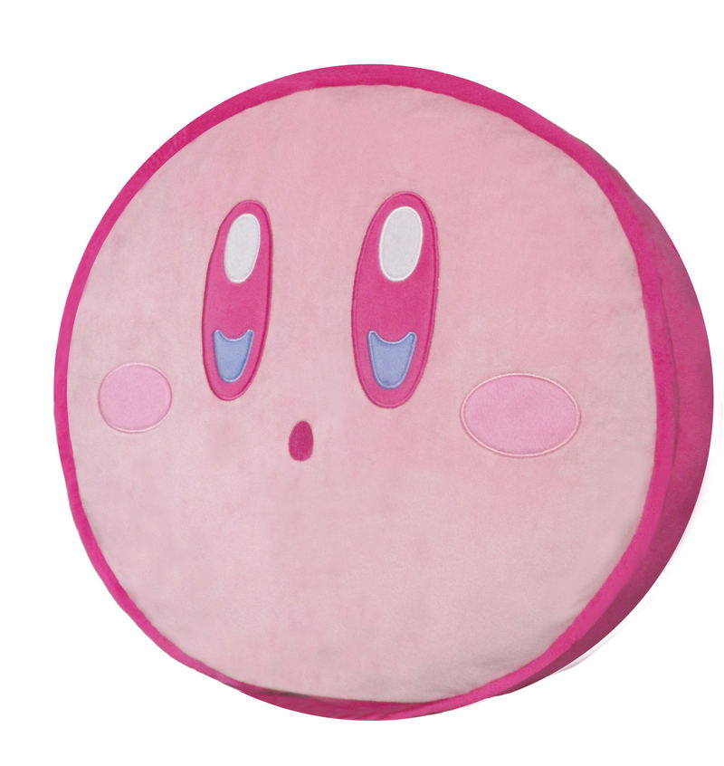 Kirby's Dream Land Kirby Muteki! Suteki!: MSC-006 Round Cushion image 1
