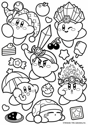 Kirby's Holly Holographic Art Sticker