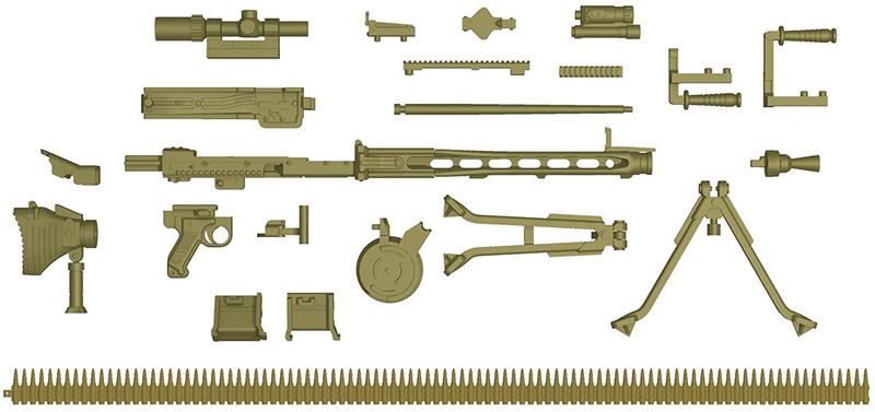 Little Armory LA064 1/12 Scale Model Kit: MG3KWS Type image 11
