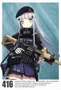LittleArmory LADF08 Girls' Frontline 1/12 Scale Model Kit: 416 Type thumbnail 12