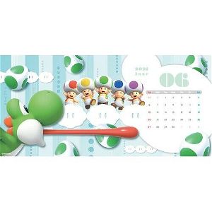 Super Mario Desktop Calendar 2021
