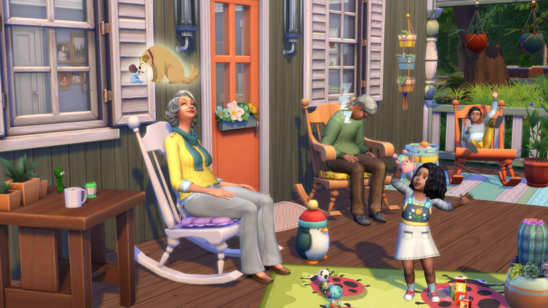 The Sims 4: Nifty Knitting Stuff (DLC) <span class="ext" style="background-color: #F96529; color: #FFFFFF;">Electronic Arts</span> <span class="ext" style="background-color: #B0000F; color: #FFFFFF;">DLC</span> <span class="ext ext_digital">digital</span> image 3