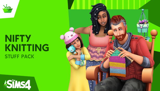 The Sims 4: Nifty Knitting Stuff (DLC) <span class="ext" style="background-color: #F96529; color: #FFFFFF;">Electronic Arts</span> <span class="ext" style="background-color: #B0000F; color: #FFFFFF;">DLC</span> <span class="ext ext_digital">digital</span> image 1