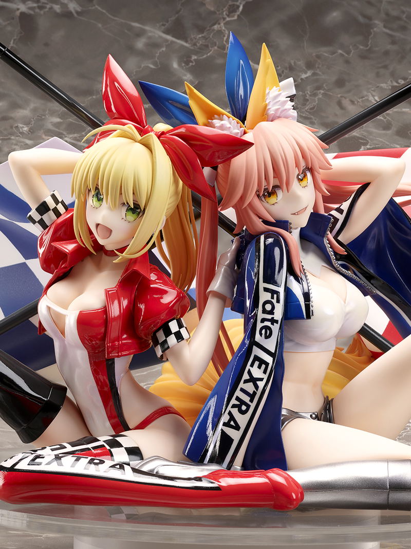 Fate/Extra 1/7 Scale Pre-Painted Figure: Nero Claudius & Tamamo-no-Mae Type-Moon Racing Ver. image 2