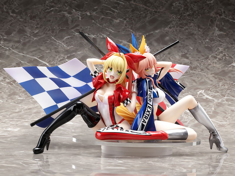 Fate/Extra 1/7 Scale Pre-Painted Figure: Nero Claudius & Tamamo-no-Mae Type-Moon Racing Ver. image 3