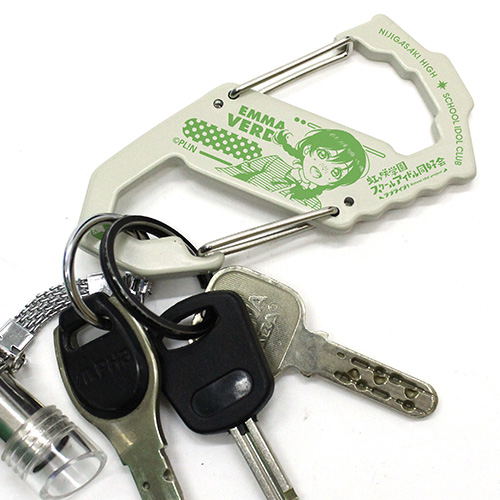 Love Live! Nijigasaki High School Idol Club - Emma Verde Carabiner S Type White image 2