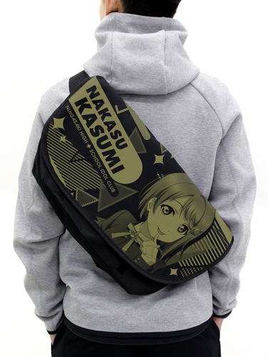 Love Live! Nijigasaki High School Idol Club - Kasumi Nakasu Messenger Bag Black image 3