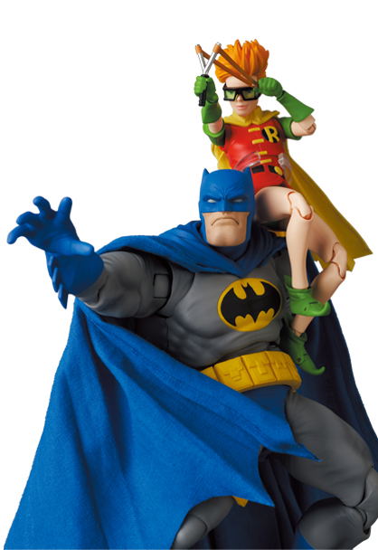 MAFEX Batman The Dark Knight Returns: Batman Blue Ver. & Robin (The Dark Knight Returns) image 1