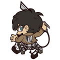 Attack On Titan - Eren Yeager Tsukamare Magnet thumbnail 1