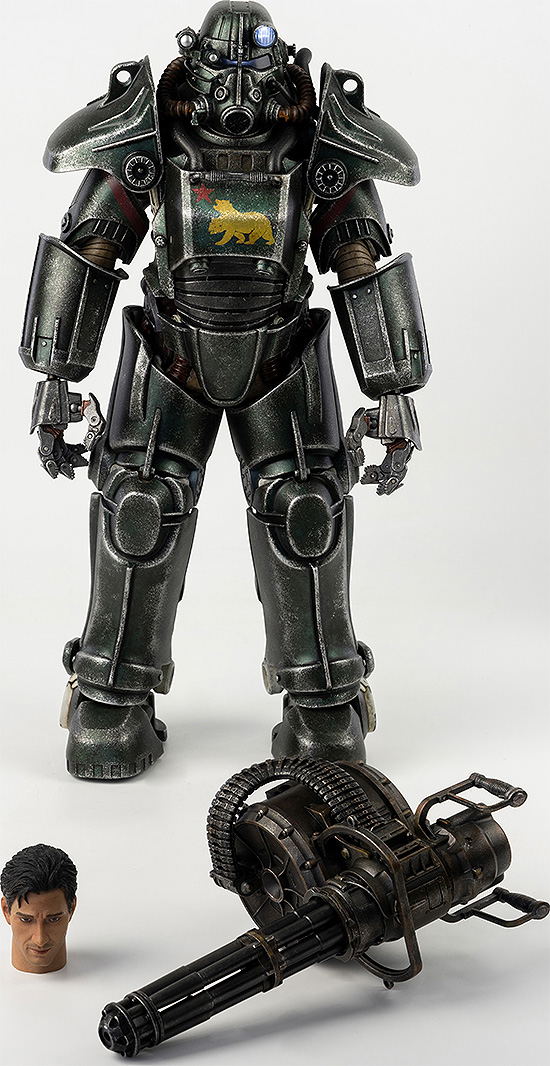 スリーゼロ Fallout 1/6 T-45 NCR Salvaged Fallout 1/6 Scale Action Figure: T-45 NCR Salvaged Power Armor