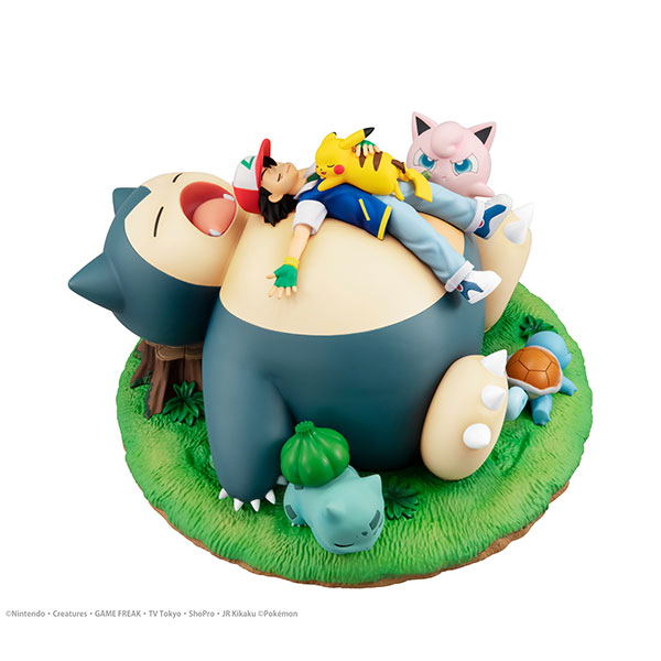 G.E.M. EX Series Pocket Monsters Pre-Painted PVC Figure: Pokemon Good Night with the Snorlax image 2