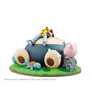 G.E.M. EX Series Pocket Monsters Pre-Painted PVC Figure: Pokemon Good Night with the Snorlax