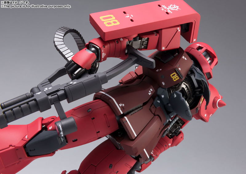 Mobile Suit Gundam The Origin Gundam Fix Figuration Metal Composite: MS-05S Zaku I (Char's Custom) image 8