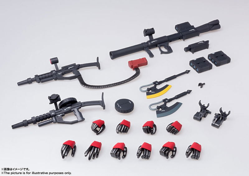 Mobile Suit Gundam The Origin Gundam Fix Figuration Metal Composite: MS-05S Zaku I (Char's Custom) image 9