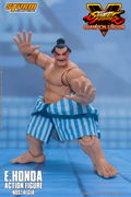Street Fighter V 1/12 Scale Pre-Painted Action Figure: E. Honda -Nostalgia- thumbnail 1