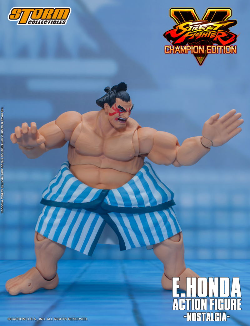 Street Fighter V 1/12 Scale Pre-Painted Action Figure: E. Honda -Nostalgia- image 11