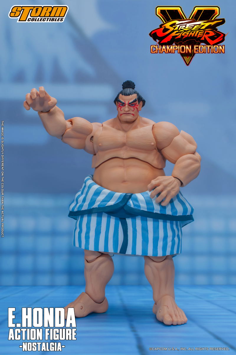 Street Fighter V 1/12 Scale Pre-Painted Action Figure: E. Honda -Nostalgia- image 13