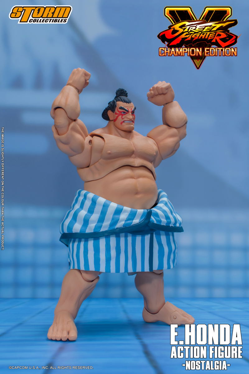Street Fighter V 1/12 Scale Pre-Painted Action Figure: E. Honda -Nostalgia- image 15