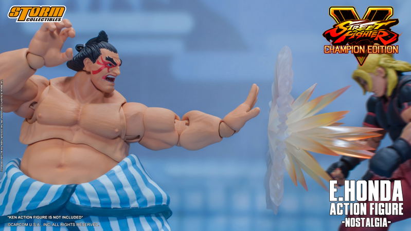 Street Fighter V 1/12 Scale Pre-Painted Action Figure: E. Honda -Nostalgia- image 3