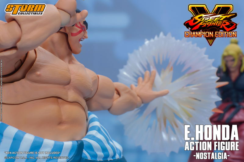 Street Fighter V 1/12 Scale Pre-Painted Action Figure: E. Honda -Nostalgia- image 4