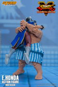 Street Fighter V 1/12 Scale Pre-Painted Action Figure: E. Honda -Nostalgia- thumbnail 6