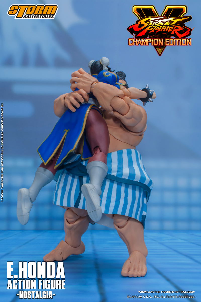 Street Fighter V 1/12 Scale Pre-Painted Action Figure: E. Honda -Nostalgia- image 6