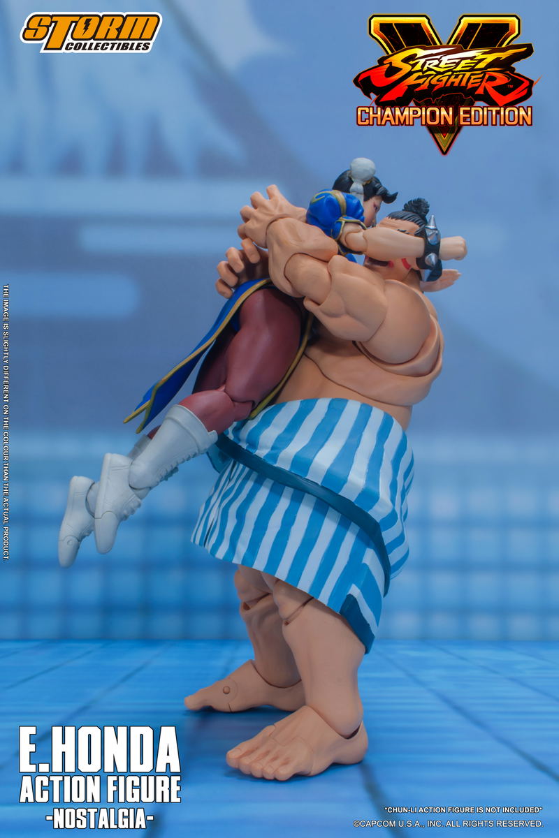 Street Fighter V 1/12 Scale Pre-Painted Action Figure: E. Honda -Nostalgia- image 7
