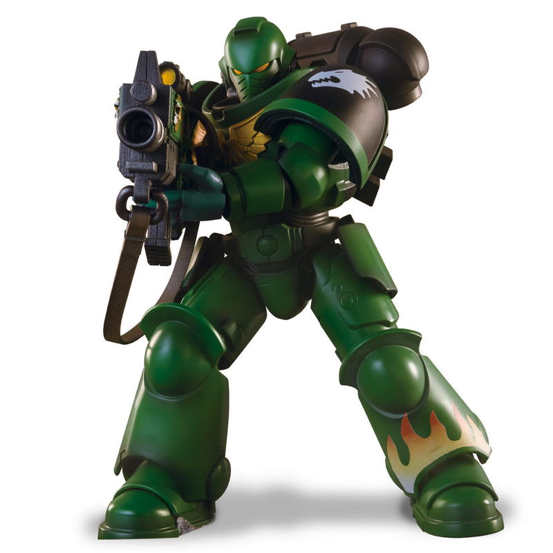 Warhammer 40,000 Action Figure: Salamanders Intercessor with Bolt Rifle image 1