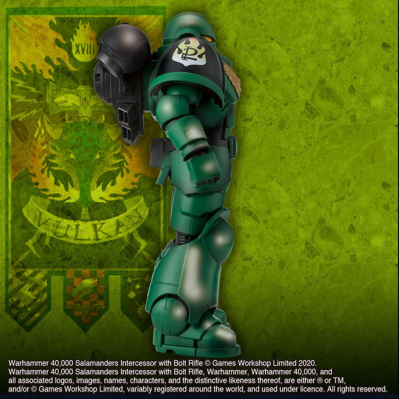 Warhammer 40,000 Action Figure: Salamanders Intercessor with Bolt Rifle image 5