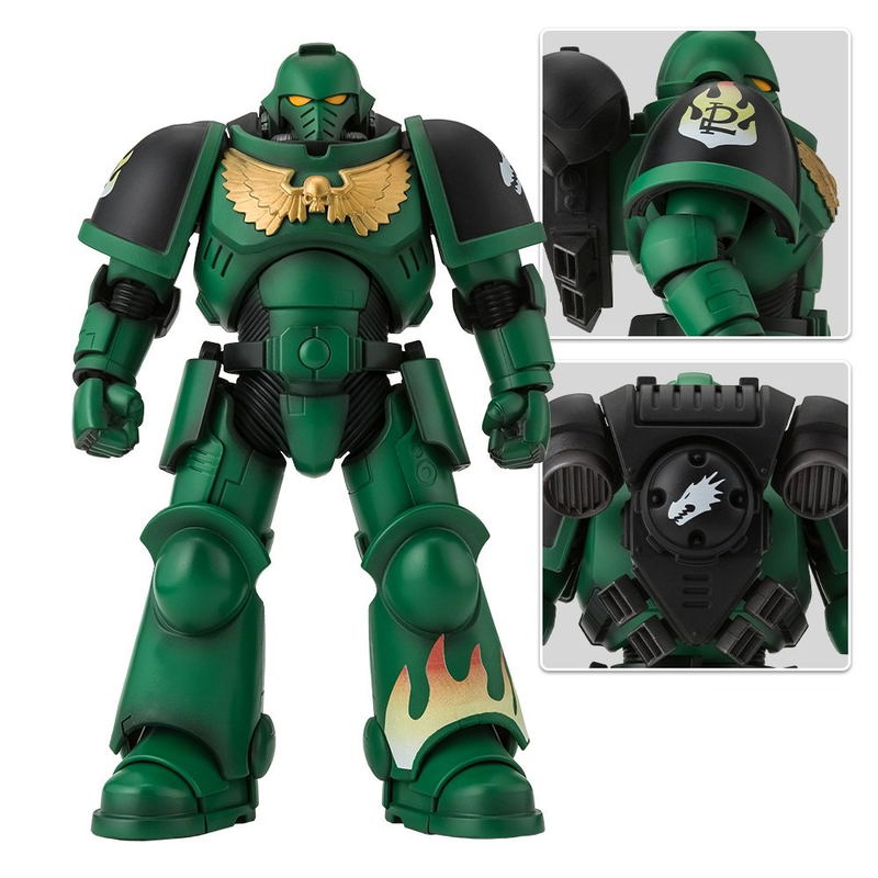 Warhammer 40,000 Action Figure: Salamanders Intercessor with Bolt Rifle image 8