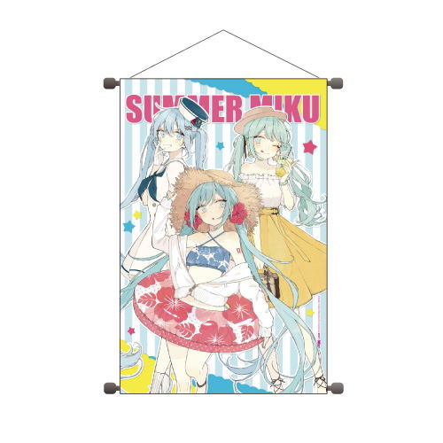 Piapro Characters 01 Summer Ver. (Original Illustration) B2 Vertical Wall Scroll image 1