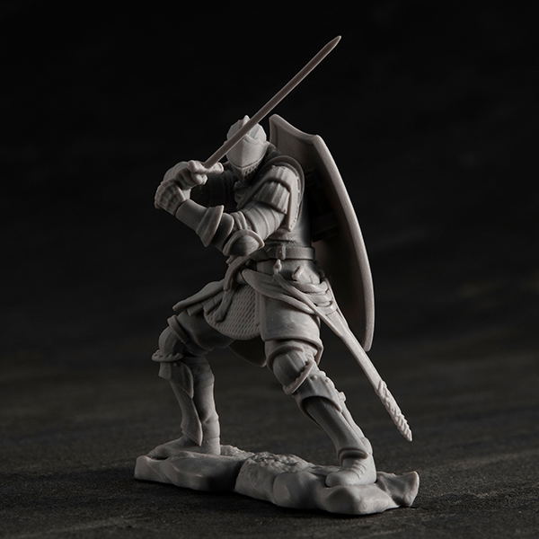 Game Piece Collection Dark Souls Unpainted Model Kit: Elite Knight & Chaos Witch Quelaag image 4