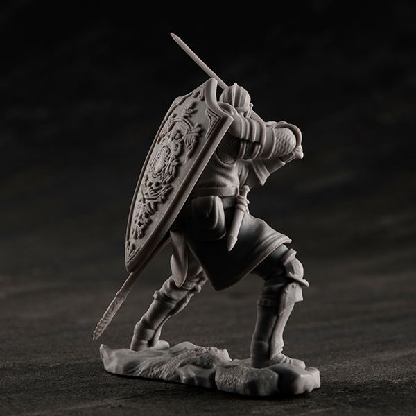 Game Piece Collection Dark Souls Unpainted Model Kit: Elite Knight & Chaos Witch Quelaag image 5